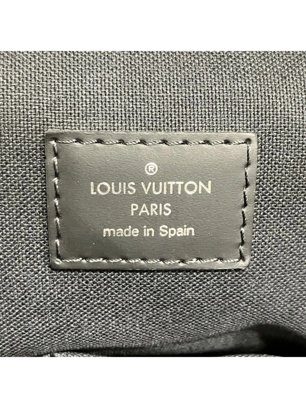 Louis Vuitton Porte Documents Voyage Damier Cobalt Business Bag Canvas Leather
